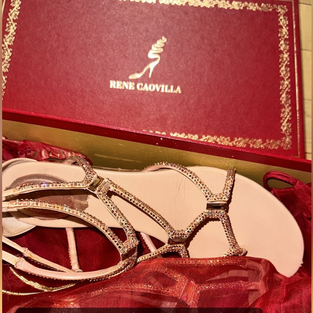 Rene Caovilla Swarovski sandals